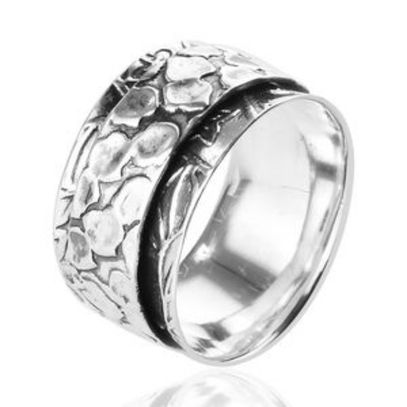 ARTESIAN SPINNER RING STERLING SILVER - Picture 2 of 3